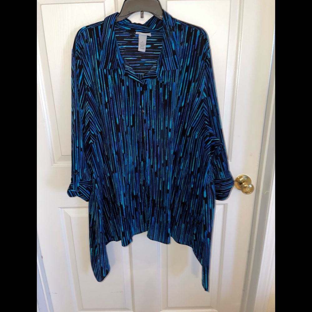 Black and Blue Top